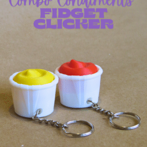 condiment clicker combo: mustard & ketchup