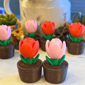 tulip fidget clicker