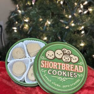 Shortbread Cookie Tin Can