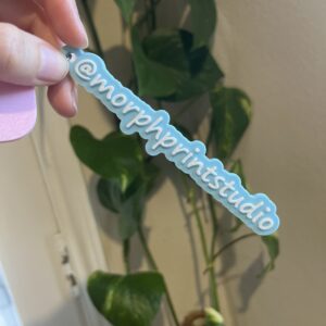 Custom Name Tag Keychain